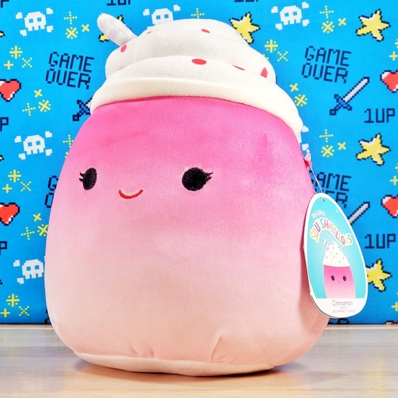Squishmallow Cinnamon the Milkshake 8" UltraSoft Stuffed Food Plush Toy NWT - Picture 6 of 11